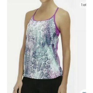 Fabletics Norwalk Tank Orchid Purple Sz Medium Moisture Wicking Padded $59